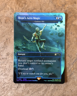 MTG - Hope's Aero - Cyclonic Rift - FOIL - Secret Lair - Altered - WATCH VIDEO! - Image 3