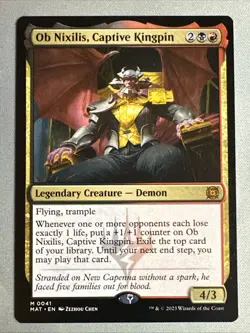 MTG / Ob Nixilis, Captive Kingpin / MAT / #41 / Regular / Mythic / NM - Image 1