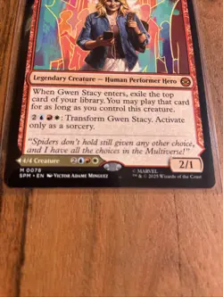 MTG Gwen Stacy Marvel's Spider-Man Foil Mythic - Image 2