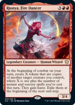 [1x] Rionya, Fire Dancer Near Mint, English Commander 2021 MTG Magic - Image 1