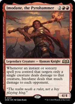Imodane, the Pyrohammer - Wilds of Eldraine 0137 - MTG - NM - Rare --- FOIL - Image 1