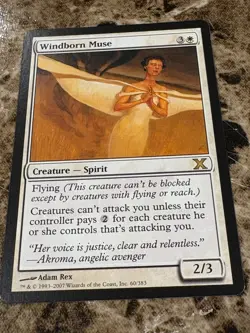 WINDBORN MUSE Magic the Gathering MTG 10th Edition - Image 1