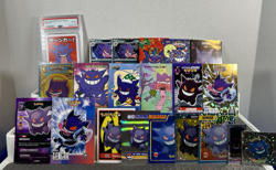 Pokemon Gengar Lot Pokemon Lot of 21 Cards and Stickers PSA Gengar Lot - Image 1