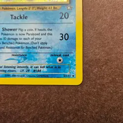 Azumarill 2/111 Pokemon Neo Genesis Unlimited Holo Rare - MP - Image 5