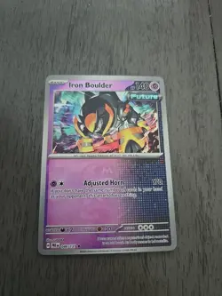 Iron Boulder (Master Ball Pattern) #046/131 SV: Prismatic Evolutions Pokemon - Image 1