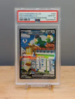 2023 Pokemon Paldea Evolved Squawkabilly ex #264 PSA 10 - Image 1