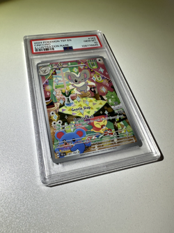 2024 POKEMON TEF EN-TEMPORAL FORCES ILLUSTRATION RARE #183 CINCCINO PSA 10 - Image 2