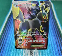 Pokemon TCG Umbreon EX 119/124 LP Full Art Ultra Rare XY Fates Collide - Image 1