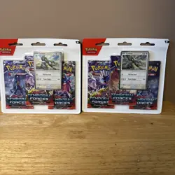 Pokemon Temporal Forces 3 PACK BLISTER Sealed set of 2 - Image 1