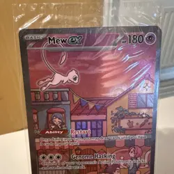 Pokemon Mew EX 053 Scarlet & Violet 151 Black Star Promo, Sealed NM - Image 5