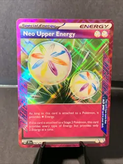 Pokemon TCG Neo Upper Energy 162/162 SV05 Temporal Forces ACE Spec NM/M - Image 1