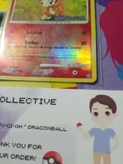 Pokemon TCG - Chimchar 76/130 - Diamond & Pearl Stamped Reverse Holo Promo DMG - Image 4