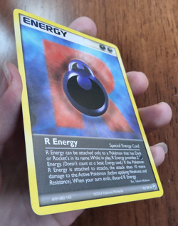 Pokemon TCG R Energy EX Team Rocket Returns 95/109 uncommon non-holo 2004 NM - Image 4