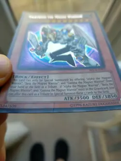 Used Valkyrion the Magna Warrior (WC4) secret rare Yugioh (WC 2004 GBA promo) - Image 2