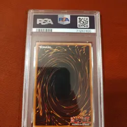 PSA 8 NM-MT - Tri-Horned Dragon LOB-000 Unlimited Edition Secret Rare YuGiOh - Image 2