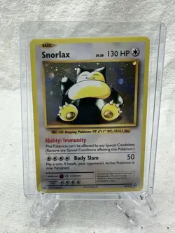 Pokemon TCG Card - Snorlax XY179 Holo Promo XY Black Star Promos LP - Image 1