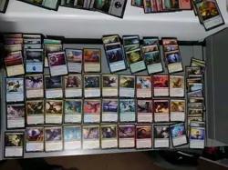 94 Commander 2017 MTG Card Lot Nm..Loads Of Rare Dragons, Great Start For Deck - Image 1