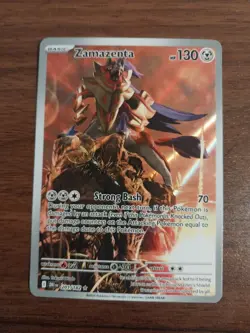 Zamazenta 201/182 Full Art NM/M Destined Rivals Pokemon Card Illustration Rare - Image 1