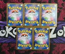 5x Pokemon Japanese V Bundle Near Mint / Mint Pack Fresh Pokemon Cards - Image 2