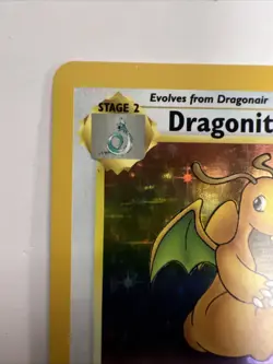 Dragonite 4/62 Pokemon Card Holo Fossil WOTC 1999 Rare - Image 3