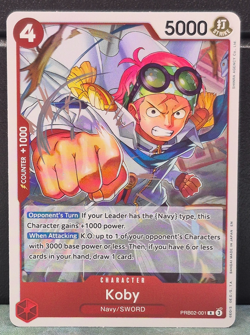 Koby PRB-02 PRB02-001 Foil Rare The Best Vol 2 One Piece Near Mint Card TCG NM - Image 1