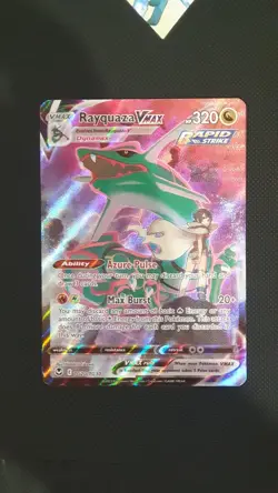 Rayquaza Vmax Tg20/Tg30 Silver Tempest Set Trainer Gallery Pokemon Card - Image 4