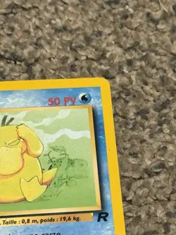 Pokemon Card - Psykokwak Psyduck Team Rocket 1st Edition French 65/82 LP - Image 3