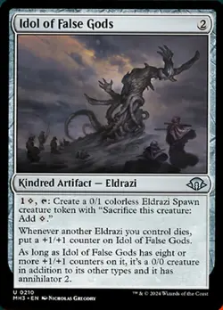 Idol of False Gods Light Play, English Magic the Gathering MTG Modern Horizons 3 - Image 1