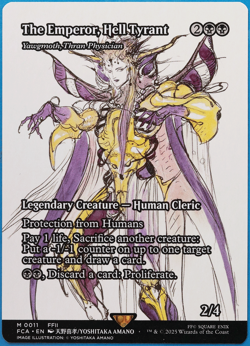 The Emperor, Hell Tyrant | Yawgmoth, Thran Physician Final Fantasy NM (504299) - Image 1