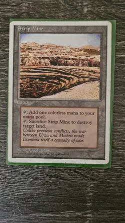 Magic the Gathering 4th Edition (1995) Strip Mine - Image 1