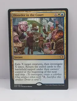 ​Disorder in the Court Near Mint Innistrad: Crimson Vow Commander ​​​​​ - Image 1