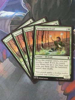 Springbloom Druid x 4 | 7% Off 2+ | Foundations | NM | MTG - Image 1
