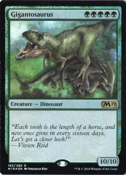 Gigantosaurus R Core Set 2019 185 NM Foil - Image 1
