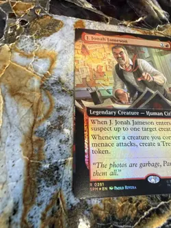 MTG misprint/miscut J. Jonah Jameson 261 Foil Extended Art - Image 3