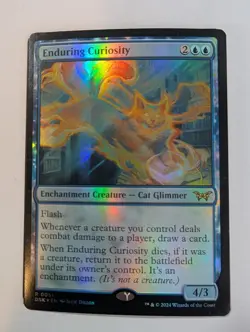 Enduring Curiosity - Duskmourn Foil MTG NM - Image 1