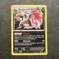 Pokemon TCG Zoroark 91/162 R Cosmos Holo: XY BREAKthrough ENG LP-NM - Image 1