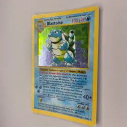 HOLO BLASTOISE 2/102 BASE SET SHADOWLESS HP/DMG POKEMON - Image 4