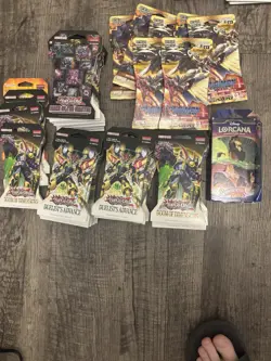 Lot Of TCG 146 Yu Gi Oh Booster Packs 7 Pokemon Battle Decks More - Image 5