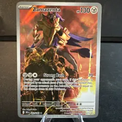 2025 Pokemon Zamazenta Illustration Rare Destined Rivals 201/182 - Image 1
