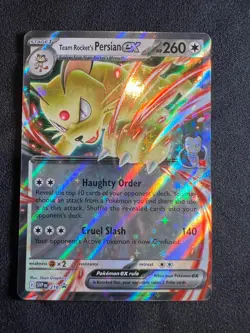 Team Rockets Persian EX - SVP218 - Scarlet and Violet promo - Pokemon TCG - NM - Image 1