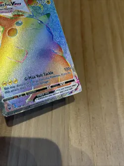 Pokemon TCG Pikachu VMAX Hyper Rare Rainbow Secret Vivid Voltage 188/185 - Image 3