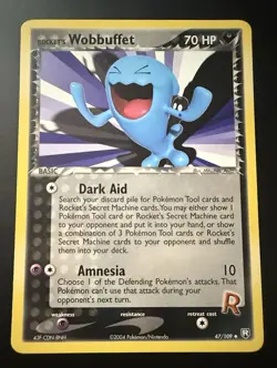 Rocket's Wobbuffet 47/109 Team Rocket Returns 2004 Pokemon TCG (NM) (Regular) - Image 1