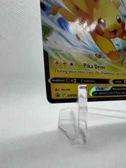 Pokemon TCG - Pikachu V - SWSH285 - Holo - Black Star Promo - Crown Zenith - LP - Image 5
