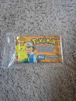 Pokemon Topps Tv Animation Sealed Pack - Image 1