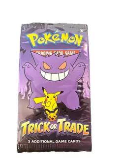 1 Pokemon ‘Trick Or Trade’ Halloween 3 Card Booster Pack(USA Exclusive) - Image 1