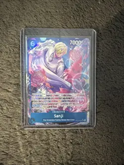 Sanji OP11-051 SR Alt Art A Fist of Divine Speed ONE PIECE Card NM English - Image 1