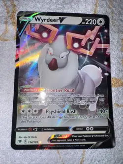 Pokemon TCG Wyrdeer v Astral Radiance Holo Ultra Rare Card 134/189 - Image 1