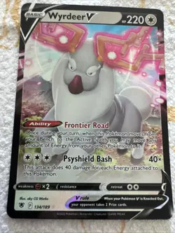 Pokemon TCG Wyrdeer v Astral Radiance Holo Ultra Rare Card 134/189 - Image 2