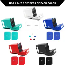 100+ Card Capacity Deck Boxes Set of 5: Water-Resistant & Stylish TCG Storage - Image 5