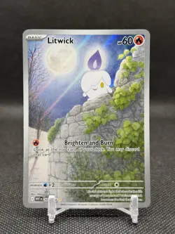 Litwick 101/086 Sv: White Flare Illustration Rare Card Pokemon TCG - Image 1
